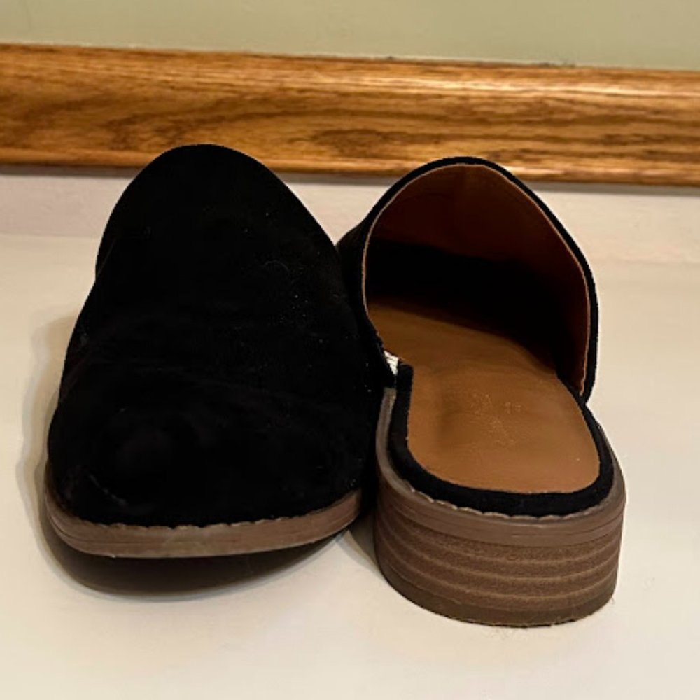 A New Day Black Slip-On Mules